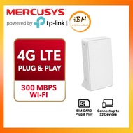Mercusys 300Mbps Wireless N 4G LTE Plug and Play Router MB110-4G / MB112-4G (Powered by TP-Link)