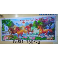 Finished painting with successful ma da stone 160x70 cm