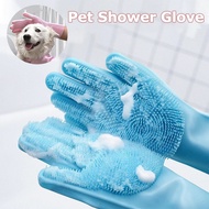 Pet Grooming Shower Glove Pet Bath Glove Silicone Anti Scratch Wash Glove Tools Pet Washing Glove