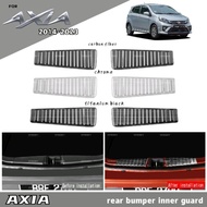 perodua axia 2014-2022 car rear bumper Inner sill plate stainless steel axia g style advanced