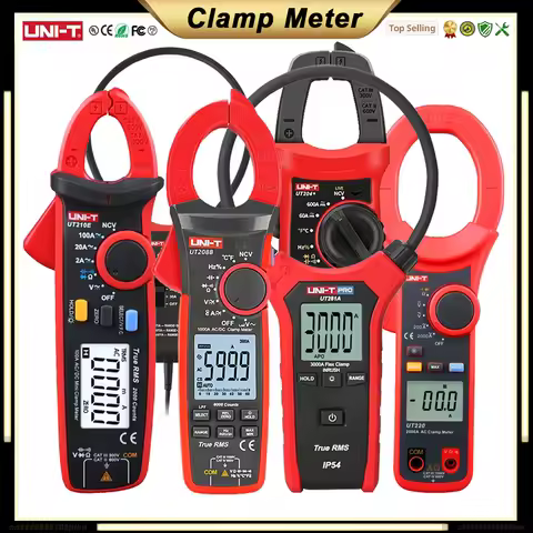 Clamp Meter UNI-T UT210E UT207B UT208B Digital Multimeter 1000A 2000A 3000A (only Some Model) Ammete