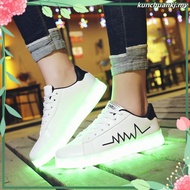 AIME Men/Women students ghost dance luminous shoes USB rechargeable led light sneaker Women's Shoes