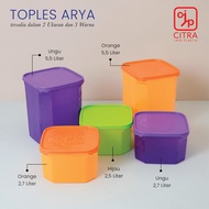 CJP Kiara - Toples Plastik Arya 27 Liter Food Container Tempat Kue Tempat Kerupuk