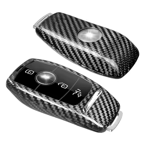 Carbon Fiber Key Shell Case Cover for Mercedes Benz AMG A220 CLS E E63S GLE350 4Matic S Car Remote K