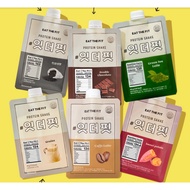 [SG local delivery] EAT THE FIT Korean Protein Shake 40g x 6 Packs(All Different Flavor) - For Fitne