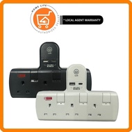 iwill IW-T803U 3 Way T-Adaptor USB A + USB C Rapid Charging Speed