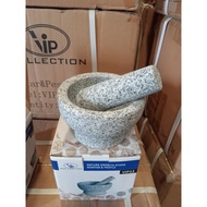 Original GRANITE MORTAR STONE - NATURE GRANITE STONE MORTAR & PESTLE VIP13