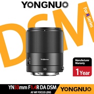 YONGNUO YN33mm F1.4R DA DSM 33MM APS-C Frame F1.4 Large Aperture for RP R5 R6 R6II R7 R8 R3 R10 R50 