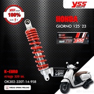 YSS โช๊ครุ่น G-TX / Z-Sport / K-Euro อัพเกรด HONDA GIORNO 125 ปี 2023 ขึ้นไป [ โช๊ค YSS แท้ 100% พร้