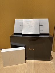 (行貨) YAMAN 綠光面罩 專利綠光 LED 光療光學美容儀 家用美白嫩膚 + 定制注氧儀 + 雅萌沁膚盈潤精華面膜5片裝 x3