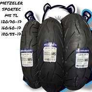 2025 TYRE METZELER SPORTEC INTERACT M5 TYRE ZR FOR SUPERBIKE 350CC 120/70ZR17 / 160/60ZR17 / 180/55Z