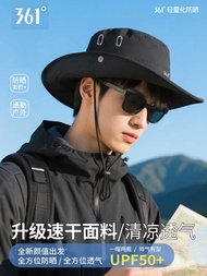 361 Sun Protection Hat for Men, Summer UV Protection Outdoor Fisherman Hat, Breathable Sun Hat for W