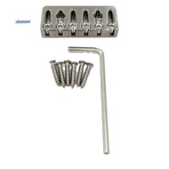 Headless Guitar Bridge String Lock for 6 String Headless Electric Guitar Guitar String Locking Silve