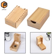 [prettyia] Dice with Tray Portable And Foldable Wooden Dice Roller Perfect for Board Games