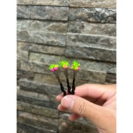 CHIKAWA Rainbow Shrimp stopper 钓虾挡豆 Line 6lbs-15lbs. (1bundle25pcs+)