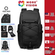 OZUKO Backpack Travel Hiking Large Capacity Waterproof Men Oxford Tactical Bag High Quality Outdoor Beg Galas Besar