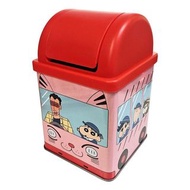 【現貨/售完下架】蠟筆小新：日本製造＊桌上型！垃圾桶/收納盒(尺寸:150×100×100mm)_免運。