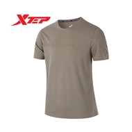Xtep Men's Short Sleeves New Loose Breathable Comfortable Sports Short Sleeves 877229010006