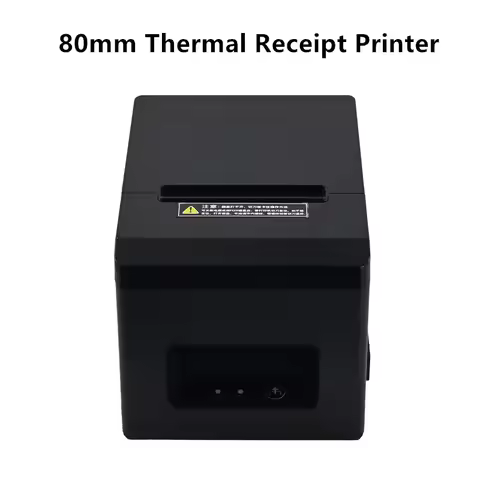 80mm POS Thermal Receipt Printer with Auto Cutter Support Cash Drawer USB/LAN/Bluetooth/WIFI for And