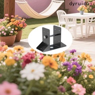 DYRUIDOJ Deck Railing Support, Black Heavy-Duty Post Support Bracket, Universal 4x4 Inch/6x6Inch Ste