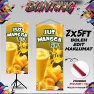 Mango juice bunting