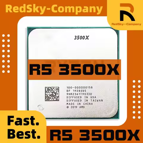 1pcs/lot Perfect test Ryzen 5 3500X R5 3500X 3.6 GHz Six-Core Six-Thread CPU Processor 7NM 65W L3=32