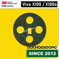 Premium Vivo X100 - X100s camera cluster skin sticker 3M 2080 version