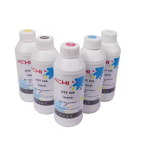 ACHI Ink 5x500ml UV Ink for UV Printer UV Moisturizer Device for Protects Printer Heads UV DTF Ink D