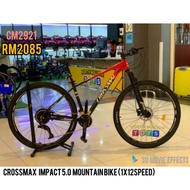 29er Crossmax Impact 5.0 Mountain Bike (1x12 speed) with Shimano Deore Air Fork Light Weight
