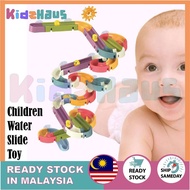 MYChildren Water Slide Toy | Assembling Tracks Little Yellow Duck Toy | Baby Bathing Water Toy | Edu