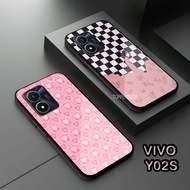[SK67] Softcase Glass For Type VIVO Y02S | Mobile phone case | Mobile Phone Protector | Mobile Phone