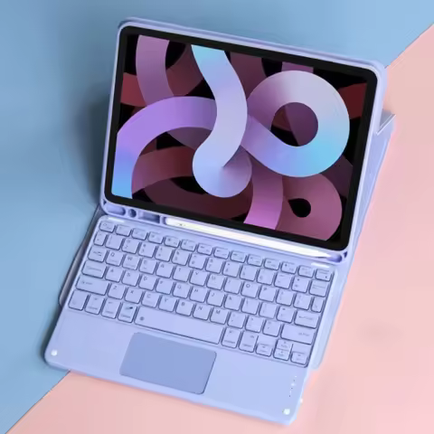 For IPad 10th Gen 10.9" 2022 Touchpad Keyboard Case Pro 11 2024 Air 3 Pro 10.5 Air 6 5 4 10.9 Inch 1