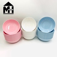 Lotus Leaf Bowl 6 Inches 15x5 CM Abs Food Grade Pack Of 12