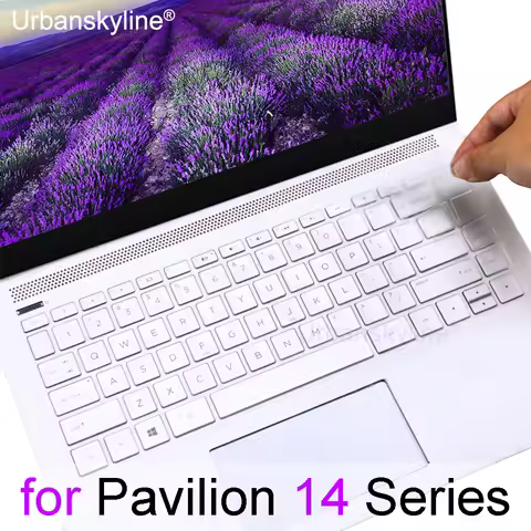 Keyboard Cover for HP Pavilion Plus 14 14-ew 14-ey 14-ek 14-ec 14-dw 14-dy 14-eh 14t 14z Silicone Pr
