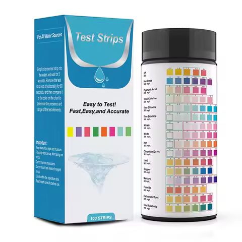 A04I 16 in 1 Drinking Water Test Kit Professional Hardness Testing Kits, Tap and Water Test Strips w