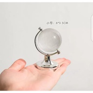 Plain clear crystal Globe