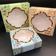 1pcs Batik Window Raya Cake Box Kotak Kuih Lapis 8 / 9 / 10 inch Gift Box