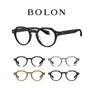 BOLON BJ3218 Unisex Eyeglass Frames, Fashionable Round Eyeglass Frames, Genuine Luxury Eyeglass Fram