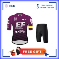 EF Cycling Jersey for Men Long Sleeve Breathable Lightweight Elastic Proferssional Cycling Jersey No