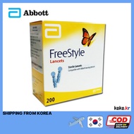 Abbott Freestyle Optimum Lancets 1 pack (200 pcs) with FREEBIES