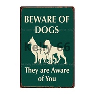 Beware Of Dogs  Keep Gate Closed Metal Sign Perfect Wall Art For Pet Lovers Home Decor Enhance Your 