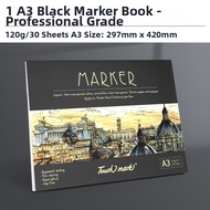 Touchmark Professional Sketchbook Paper for Marker Drawing A4 A3 B5 Size Art Student Acrylic Paintin