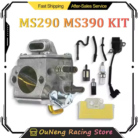 Carburetor For STIHL MS290 MS390 MS310 MS440 MS460 HD-18B/19B Chainsaw Engine Carb Air Fuel Oil Filt