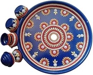 Decorative designer rakshabandhan thalis rakhi thali rakhi| Diwali Pooja Thali Set,Laxmi Pooja Thali