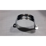 ♞Conduit clamp, metal clamp, pvc pipe clamp,.2" 60mm. 2hole galvanize iron.  buy 10pcs. for 140php.