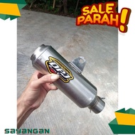 Sale PARAH!!! termurah terlaris Knalpot racing slincer tabung dpj gp1 gp 1 20 cm inlet 50 mm sarteng