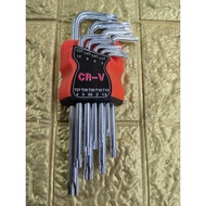 KINGEVER Flower Type Allen Wrench set T10-T50 Allen Key Set