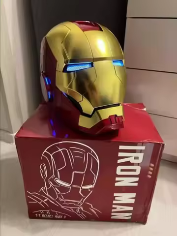 New Upgrade Iron Man Helmet Mk5 Mk50 M17 Helmet Mask Openable Voice Control Adult Cosplay Collection