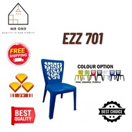 3V Plastic Chair Ez701 10 colour choices / Solid Chair Free Delivery / kerusi meja makan 3V