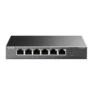 6 Port Fast Ethernet 10/100Mbps PoE Switch 4 PoE+ Ports @67W Plug & Play Sturdy Metal w/Shielded Por